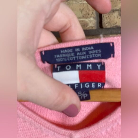 Tommy Hilfiger sweater shirt size small pink‎ - Picture 3 of 9